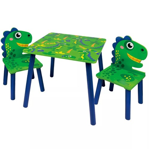 Kids wooden table - table, chairs