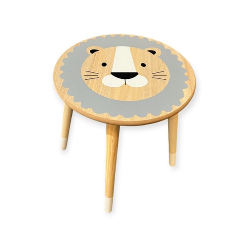 Baby lion wooden table for - wooden,
