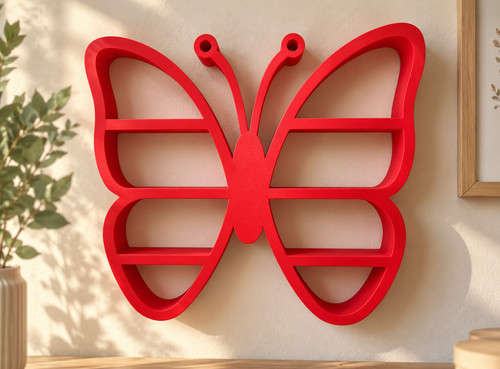 Butterfly wall shelf - butterfly,