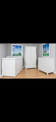 Cream sleigh style nursery - cream,