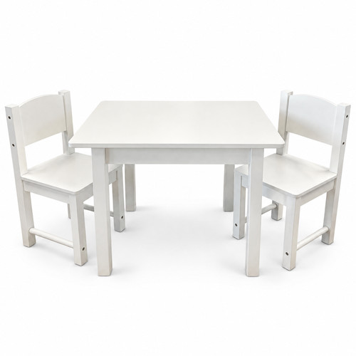 Kids white wooden table and - wooden,