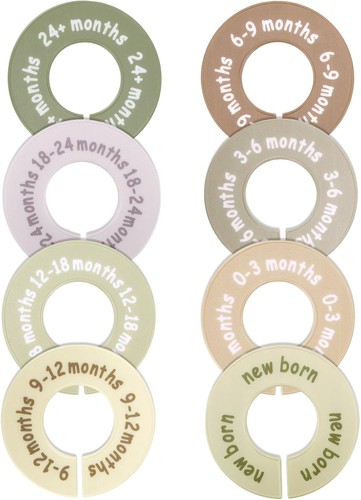 8pcs baby closet size - 8pcs,
