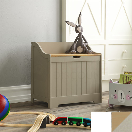 Wooden toy box storage - wooden,