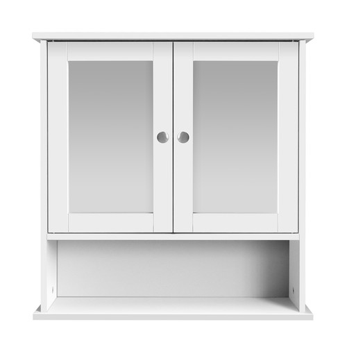 New double mirror cabinet with - cabinet,