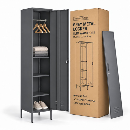 Metal locker storage - metal, cabinet