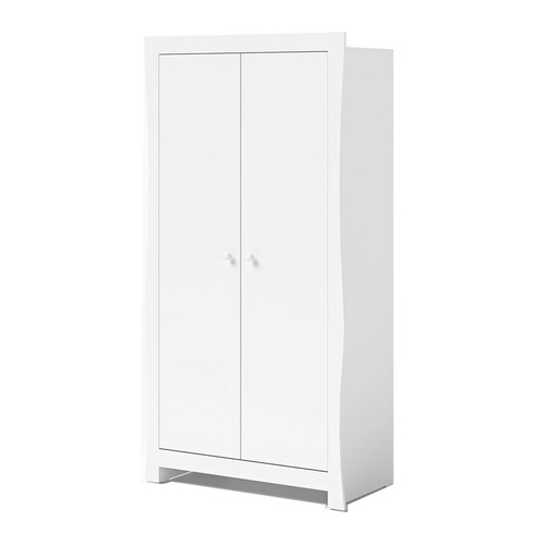Sleigh wardrobe white - sleigh, nursery