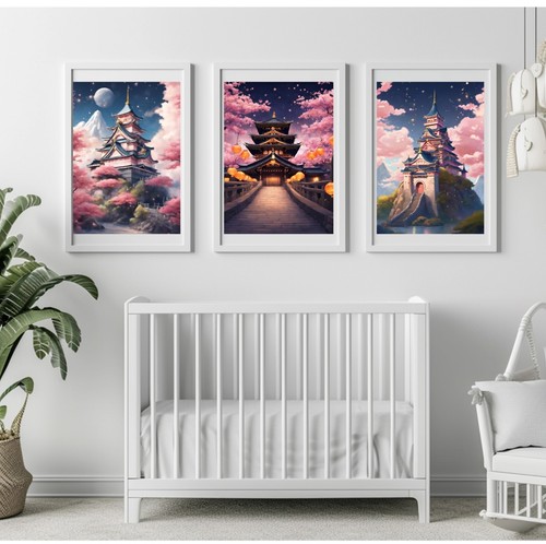 Set castle a4 nursery - of,