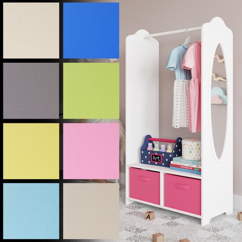 Kids wooden clothes rail - wooden,