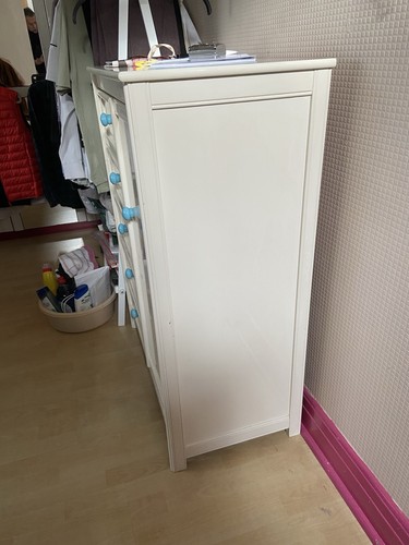 White nursery wardrobe john - white,