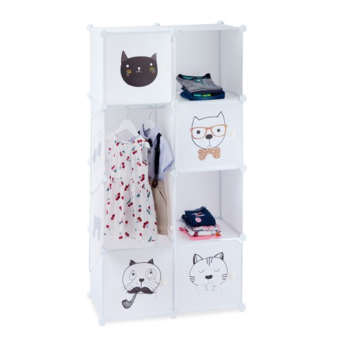 Modular cube shelving unit